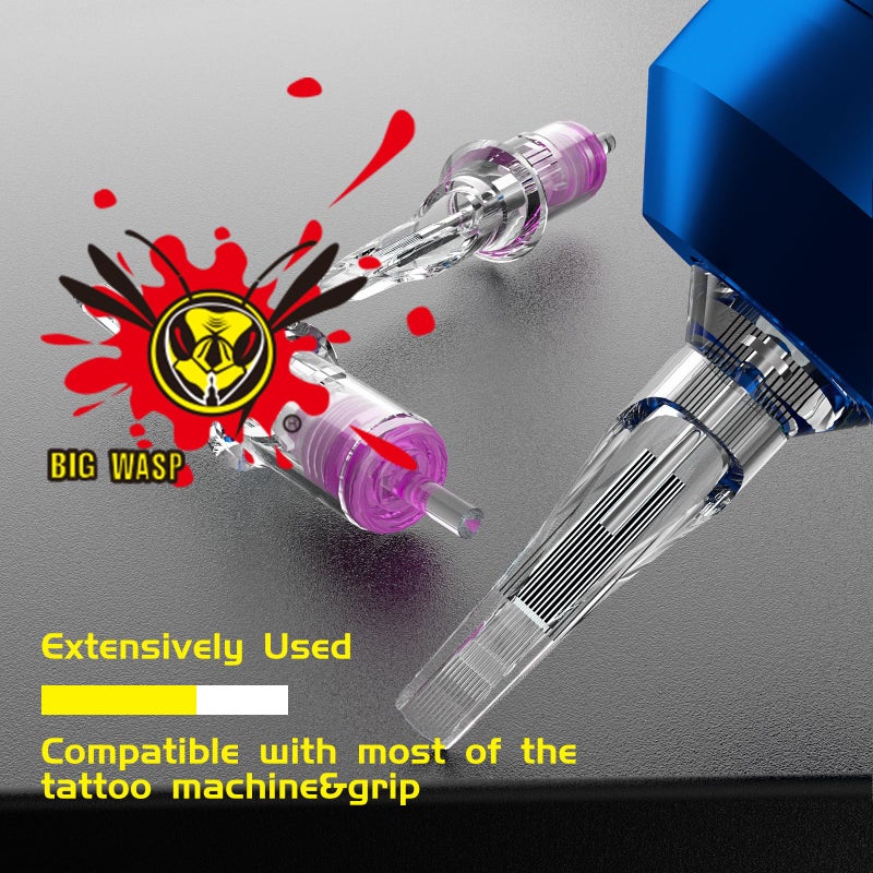 BIGWASP بيغ واسب (الجيل الرابع) 50 قطعة إبر تاتو قابلة للتصرف مختلطة مقوسة ماغنوم 7RM 9RM 11RM 13RM 15RM (#12 معيار RM) - Image 4